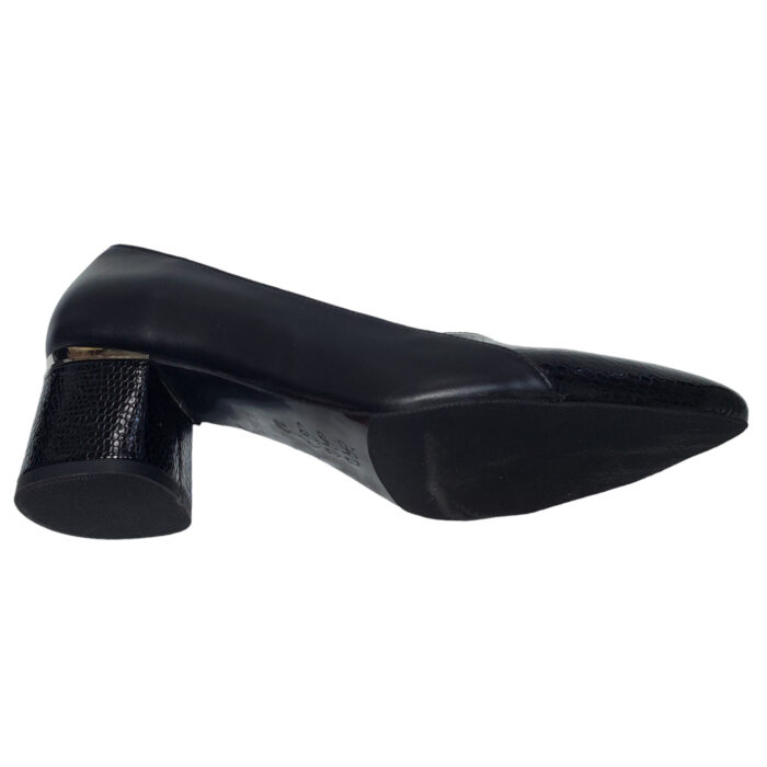 ULTIMA PERECHE Pantofi dama negri eleganti Dogati din piele naturala marimea 37 - imagine 4