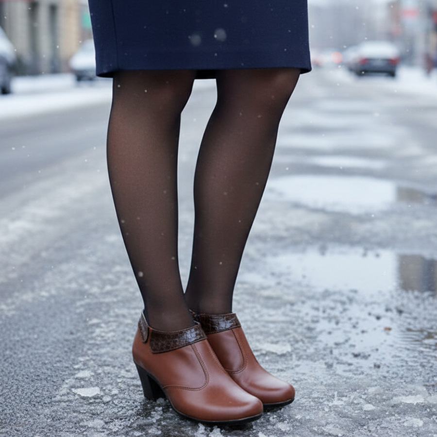 botine-dama-scurte-cu-toc-masiv-din-piele-naturala-maro-intre-35-si-41 Botine dama scurte cu toc masiv din piele naturala maro intre 35 si 41 - imagine 1