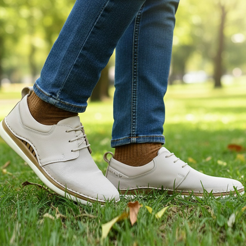 pantofi-usori-din-piele-naturala-matritata-crem-marimi-intre-40-si-44 Pantofi usori din piele naturala matritata crem marimi intre 40 si 44 - imagine 1