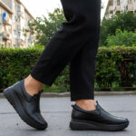 Pantofi dama foarte usori din piele naturala negri intre 36 si 41