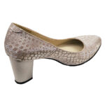 Pantofi dama grej eleganti cu toc patrat din piele naturala intre 35 si 40 - imagine 3