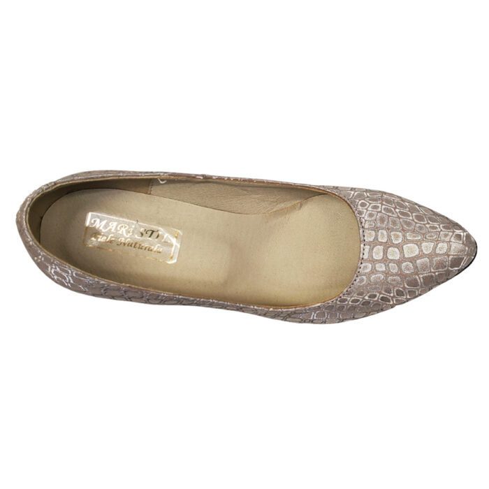Pantofi dama grej eleganti cu toc patrat din piele naturala intre 35 si 40 - imagine 5