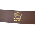 Curea din piele naturala maro intre 95cm si 165cm - imagine 2