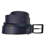 Curea 30mm din piele naturala bleumarin intre 95cm si 155cm