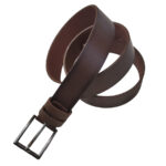 Curea 30mm din piele naturala maro intre 95cm si 165cm