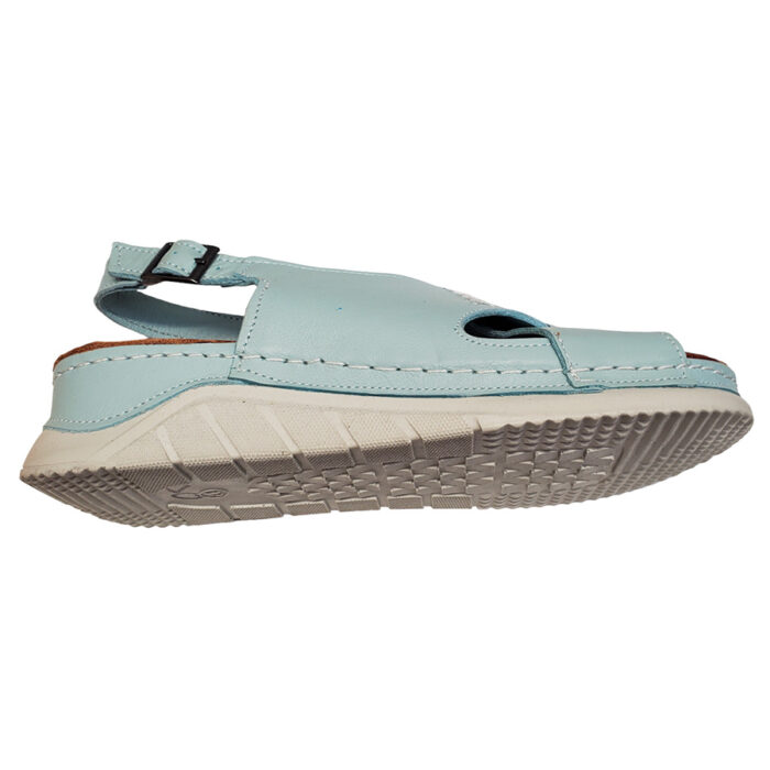 ULTIMA PERECHE Sandale dama bleu ortopedice din piele naturala Suceveanu marimea 37 - imagine 3