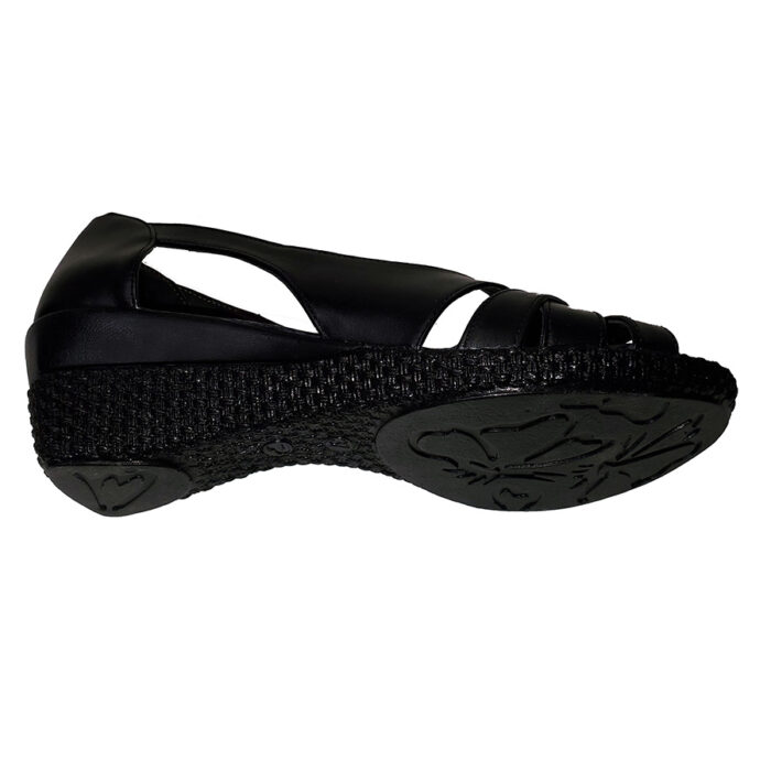 Sandale ortopedice dama negre din piele naturala intre 36 si 41 - imagine 4