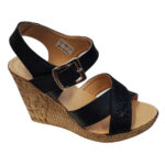 Sandale dama cu platforma negre din piele naturala intre 34 si 41 - imagine 2