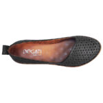 Pantofi dama perforati cu talpa ortopedica din piele naturala negru intre 36 si 40 - imagine 5