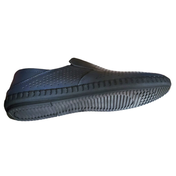 Pantofi din piele naturala perforata bleumarin marimi intre 40 si 44 - imagine 3