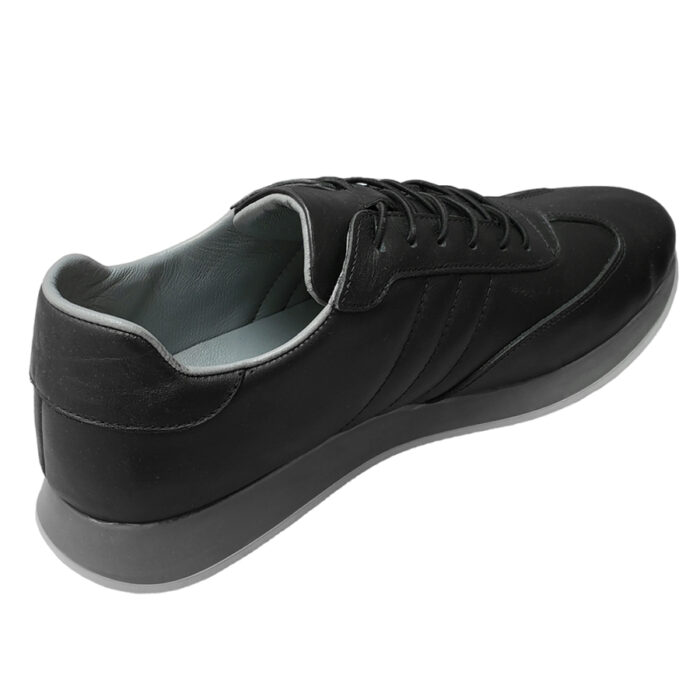 ULTIMA PERECHE Pantofi sport barbatesti din piele naturala negri marimea 40 - imagine 2