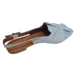 Sandale dama bleu cu talpa subtire din piele naturala intre 36 si 40 - imagine 3