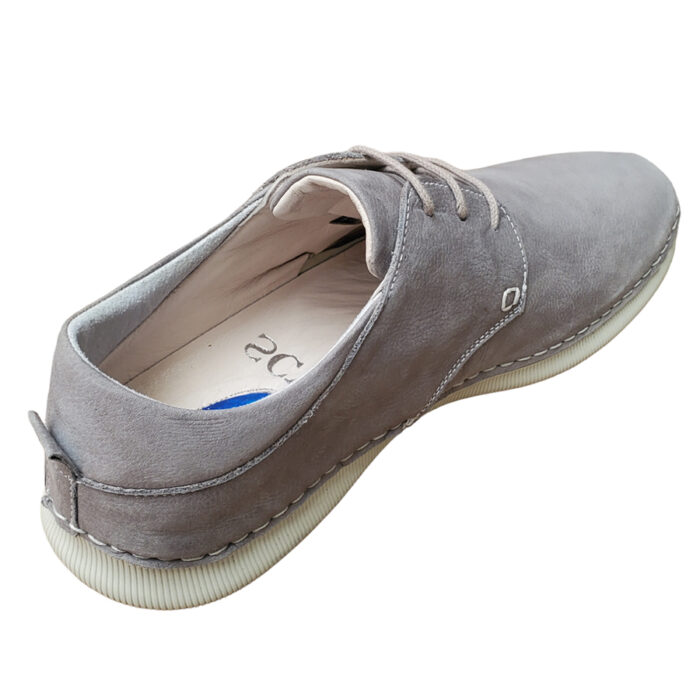 Pantofi barbati gri cu siret din piele naturala intre 40 si 44 - imagine 3