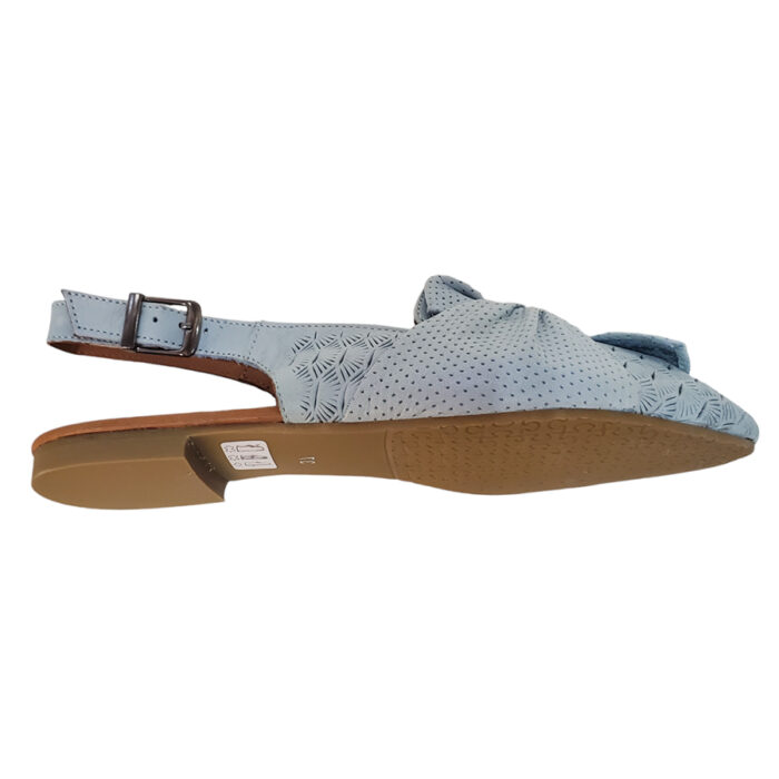 Sandale dama bleu cu talpa subtire din piele naturala intre 36 si 40 - imagine 4