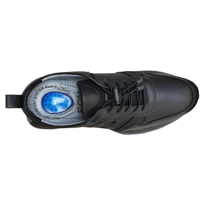 Pantofi sport barbati din piele naturala negri intre 40 si 44 - imagine 5
