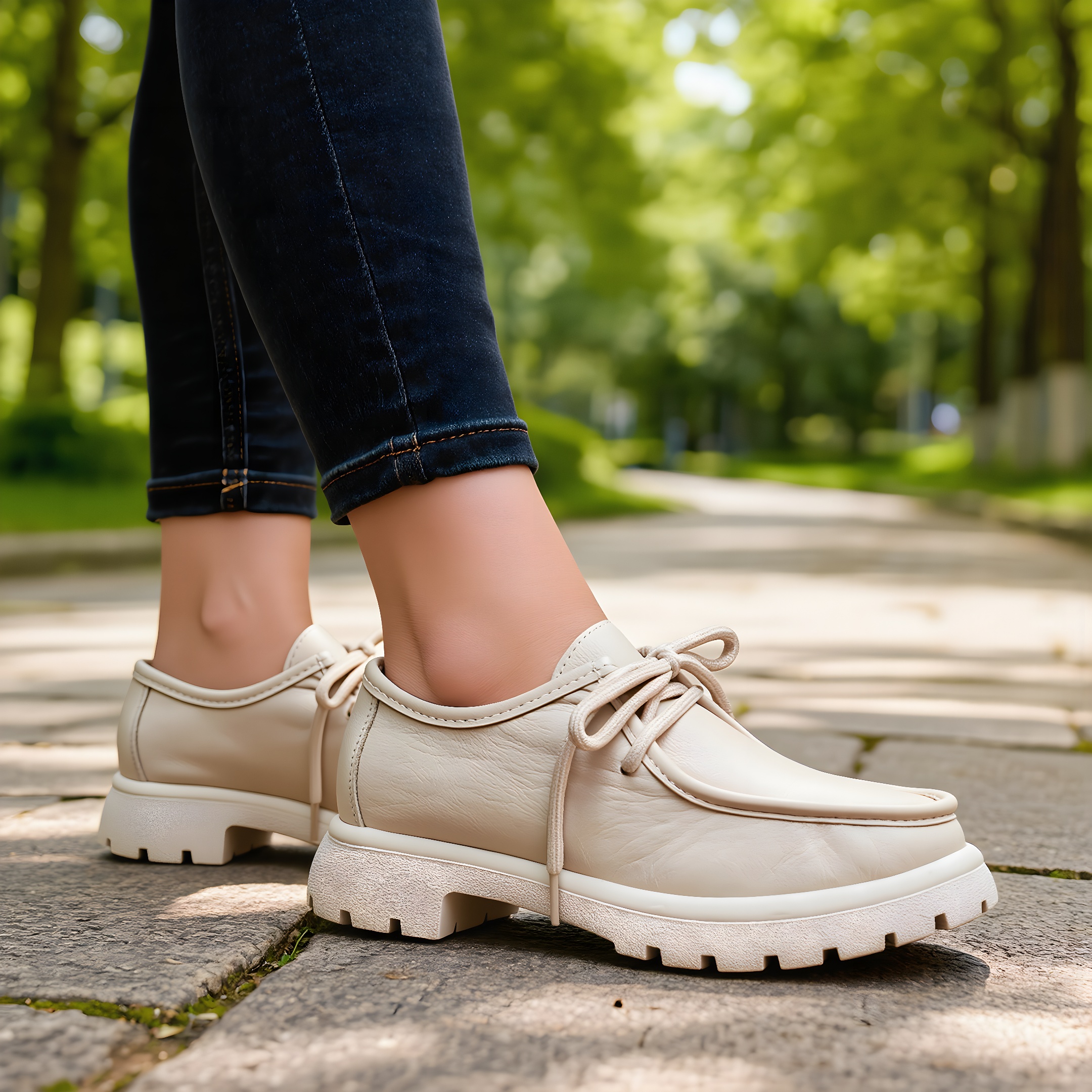 pantofi-mocasini-dama-din-piele-naturala-crem-intre-36-si-40 Pantofi-mocasini dama din piele naturala crem intre 36 si 40 - imagine 1