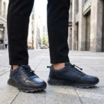 Pantofi sport barbati din piele naturala bleumarin marimi intre 40 si 44