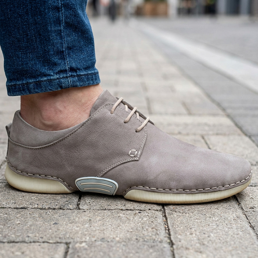 pantofi-barbati-gri-cu-siret-din-piele-naturala-intre-40-si-44 Pantofi barbati gri cu siret din piele naturala intre 40 si 44 - imagine 1