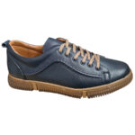 Pantofi sport barbati SCV din piele naturala bleumarin intre 40 si 44 - imagine 2