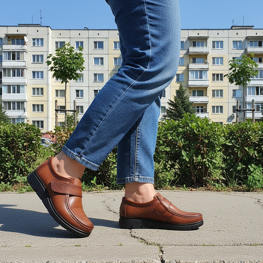pantofi-mocasini-ortopedici-dama-maro-cu-arici-din-piele-naturala-intre-36-si-41 Pantofi-mocasini ortopedici dama maro cu arici din piele naturala intre 35 si 41 - imagine 1