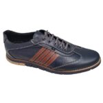 Pantofi sport barbatesti din piele naturala bleumarin marimi intre 39 si 44 - imagine 2