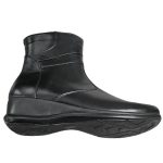 Botine de dama din piele naturala negre imblanite in marimi mari intre 36 si 42 - imagine 4