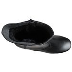 Botine de dama din piele naturala negre imblanite in marimi mari intre 36 si 42 - imagine 5