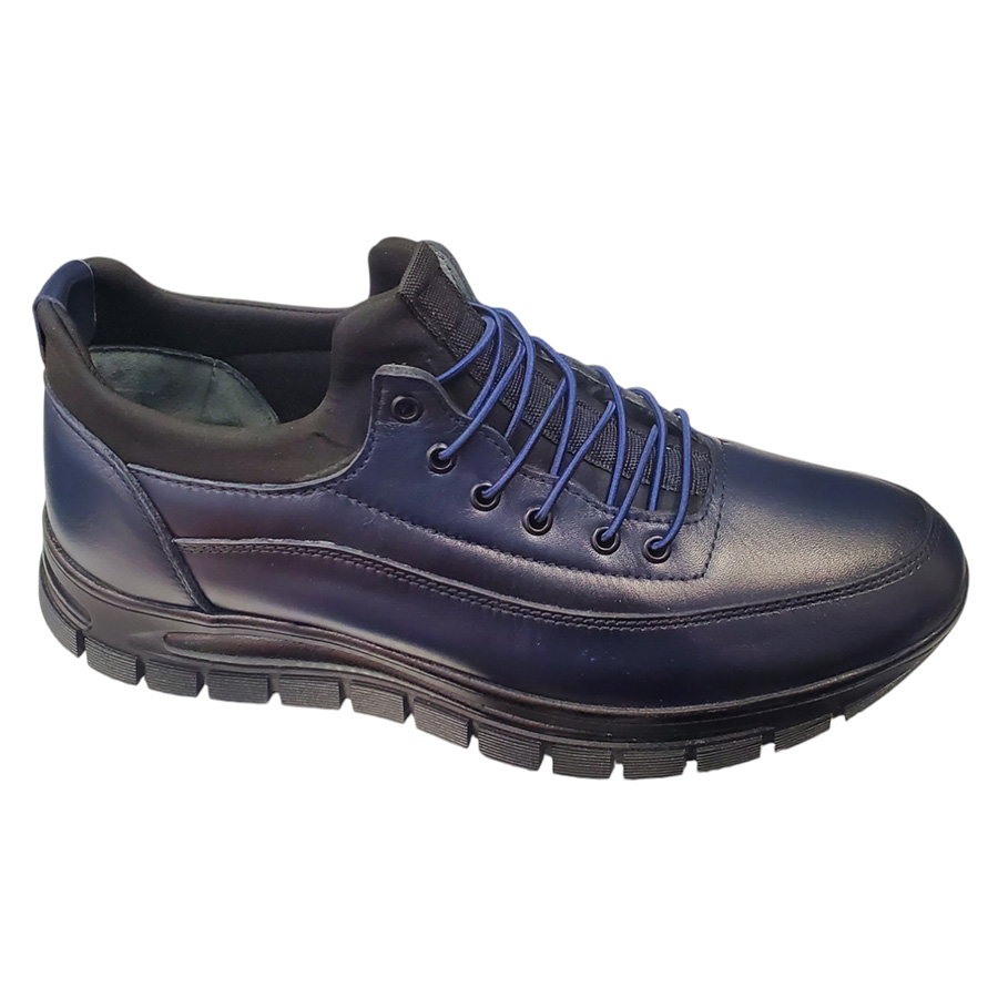 pantofi-sport-barbatesti-primavara-toamna-suceveanu-din-piele-naturala-bleumarin-intre-40-si-44 ULTIMA PERECHE Pantofi sport barbatesti primavara-toamna Suceveanu din piele naturala bleumarin marimea 44 - imagine 1