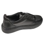 Pantofi sport barbatesti cu siret elastic din piele naturala negri intre 40 si 45 - imagine 3