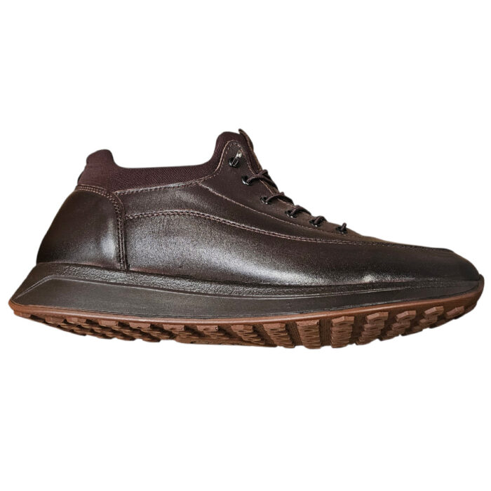 Pantofi sport barbatesti primavara-toamna Suceveanu din piele naturala maro intre 40 si 44 - imagine 4