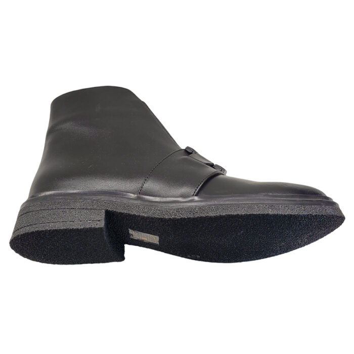 ULTIMA PERECHE Ghete dama Dogati negre din piele naturala cu fermoar si elastic marimea 38 - imagine 3