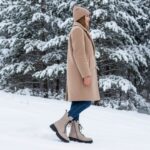 Bocanci dama bej Dogati din piele naturala imbalniti intre 36 si 40