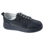 ULTIMA PERECHE Pantofi dama sport SCV din piele naturala negri marimea 36 - imagine 2