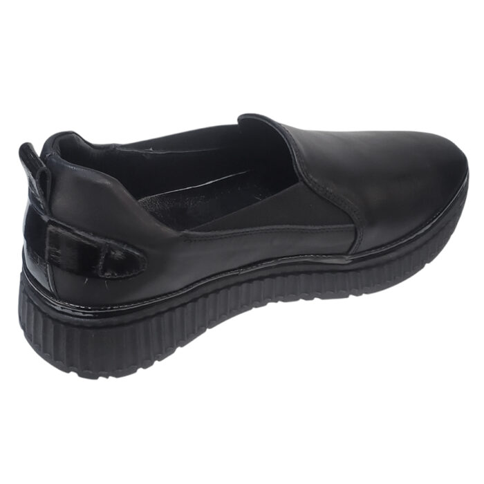 Pantofi dama Dogati din piele naturala neagra intre 36 si 40 - imagine 3