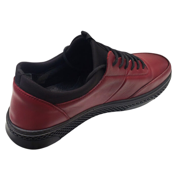 Pantofi sport barbatesti primavara-toamna Suceveanu din piele naturala visinii intre 40 si 44 - imagine 2
