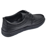 LICHIDARE Pantofi/mocasini cu siret SCV Confort negri din piele naturala marimea 40 - imagine 2