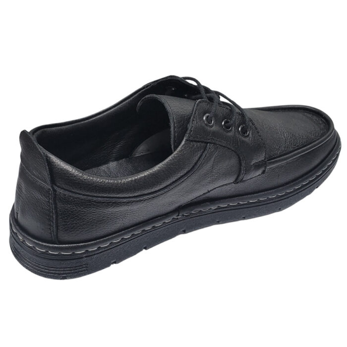 LICHIDARE Pantofi/mocasini cu siret SCV Confort negri din piele naturala marimea 40 - imagine 2