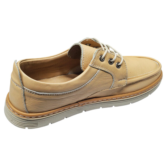 LICHIDARE Pantofi/mocasini cu siret SCV Confort bej din piele naturala marimea 40 - imagine 2
