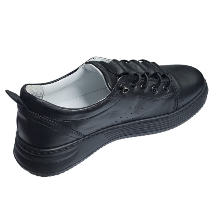 ULTIMA PERECHE Pantofi dama sport SCV din piele naturala negri marimea 36 - imagine 3