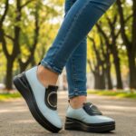Pantofi dama Dogati din piele naturala bleu intre 36 si 40
