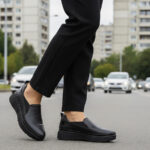 Pantofi dama Dogati din piele naturala neagra intre 36 si 40
