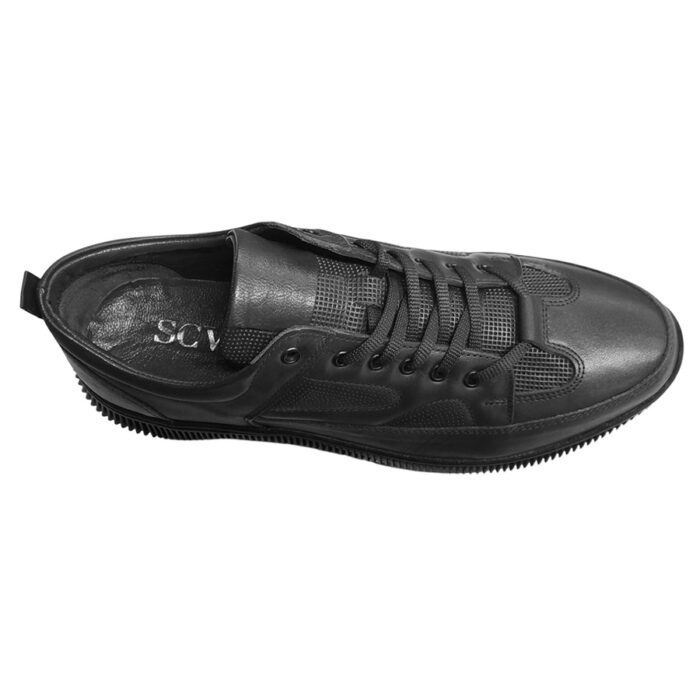 Pantofi sport SCV barbati din piele naturala negri intre 40 si 44 - imagine 6