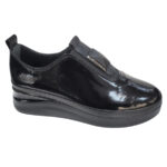 Pantofi Dogati dame din piele naturala negri lacuiti intre 36 si 40 - imagine 2