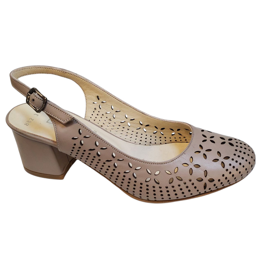 sandale-dama-grej-din-piele-naturala-perforata-laser-cu-toc-aplicat-dogati-intre-36-si-40 ULTIMA PERECHE Sandale dama grej din piele naturala perforata laser cu toc aplicat Dogati marimea 39 - imagine 1