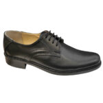 Pantofi eleganti cu siret negri din piele naturala marimi intre 39 si 45 - imagine 2
