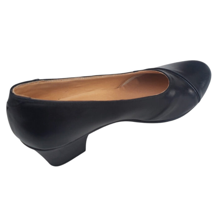 Pantofi dama cu toc din piele naturala neagra marimi intre 35 si 41 - imagine 3