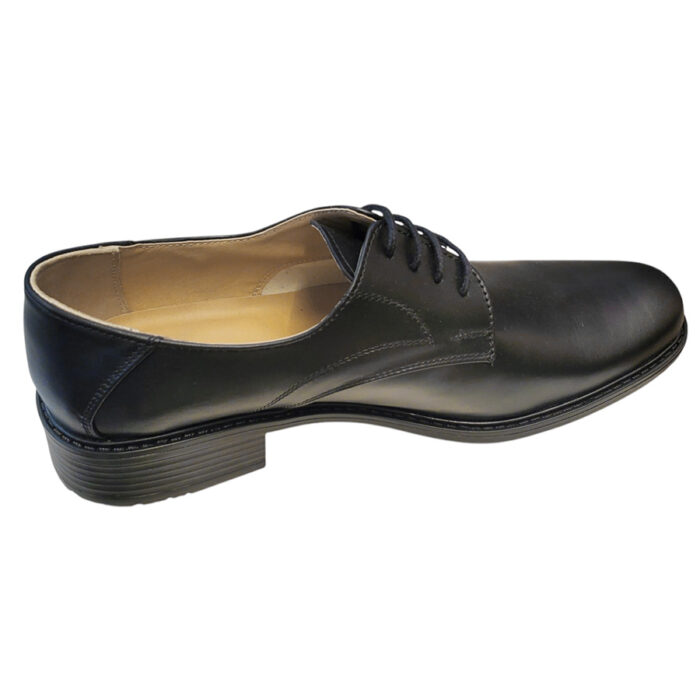 Pantofi eleganti cu siret negri din piele naturala marimi intre 39 si 45 - imagine 3