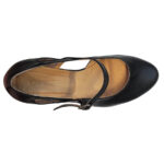 Sandale dama cu platforma din piele naturala neagra intre 35 si 40 - imagine 5
