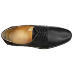 Pantofi eleganti cu siret negri din piele naturala marimi intre 39 si 45 - imagine 5