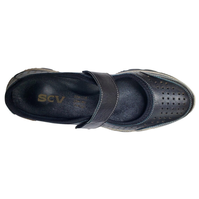 Pantofi/sandale de vara decupati din piele naturala negri intre 36 si 40 - imagine 4